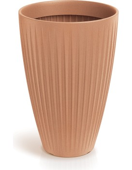 Vysoký květináč LATIE ROUND II 40 cm terakota