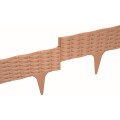Travní lem hladký BORDER II šedý kámen 390cm
