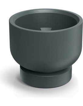 Květináč Moltas Base Round 40 cm grafitový