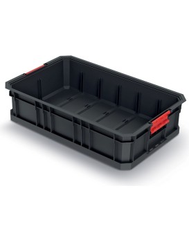 Dílenský box MODIXX 52 x 32,7 x 12,5 cm černo-červený