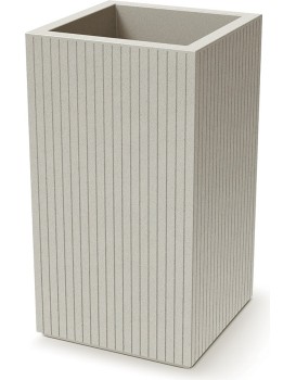 Květináč Coros Square High 40 cm pískový