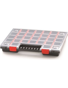 Organizér ZERGOS 39,9 x 30,3 x 5 cm černo-červený