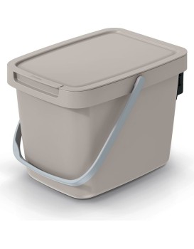 Odpadkový koš System Collec 6 L s víkem světle hnědý