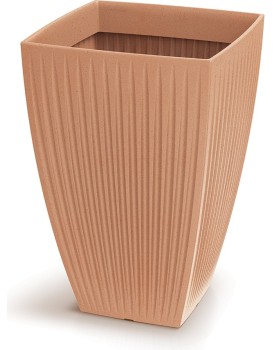 Vysoký květináč LATIE SQUAR I 40 cm terakota