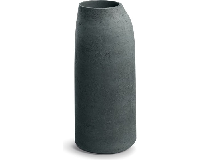 Plastový květináč EPOCCOS HIGHOS 46 cm grafitově šedý