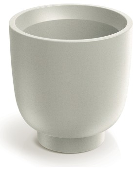 Květináč Vivos Round Midl 40 cm pískový