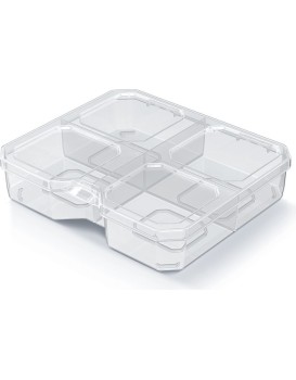 Organizér RQS BOX 15,6x14x3,5 cm transparentní