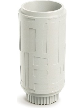 Plastový květináč FOLKAS ROUNDOS HIGH pískový