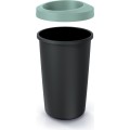 Odpadkový koš COMPACTO světle zelený/černý