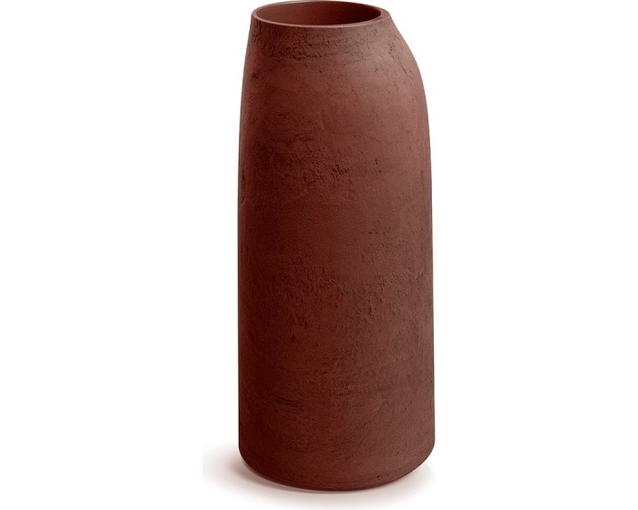 Plastový květináč EPOCCOS HIGHOS 46 cm červenohnědý