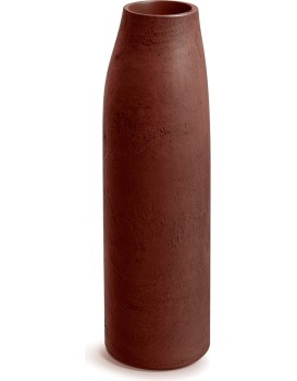 Plastový květináč EPOCCOS TALLOS 30 cm červenohnědý