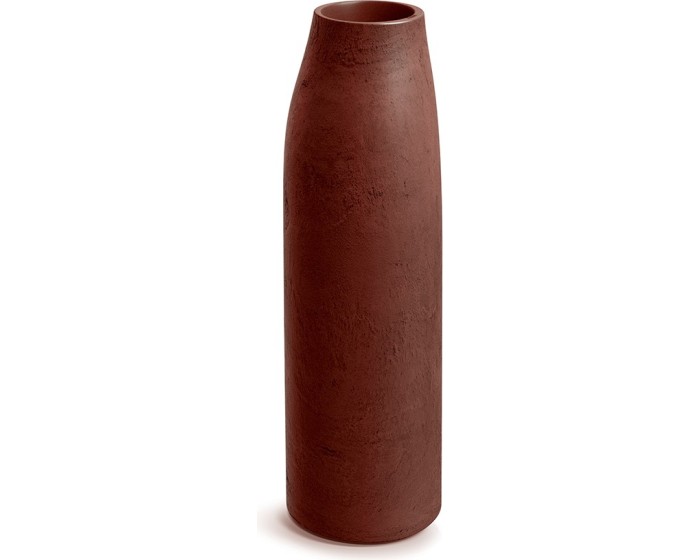 Plastový květináč EPOCCOS TALLOS 30 cm červenohnědý