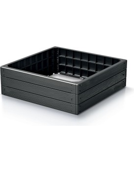 Vyvýšený záhon BASE WOODY 75,6 cm antracit