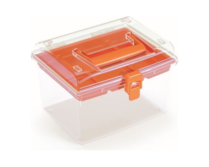 Organizér GEORG 19,5 x 17,4 x 13,5 cm oranžový