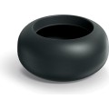 Plastový květináč Ulpo Bowl 48x22 cm tmavě šedý