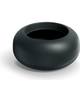 Plastový květináč Ulpo Bowl 48x22 cm tmavě šedý