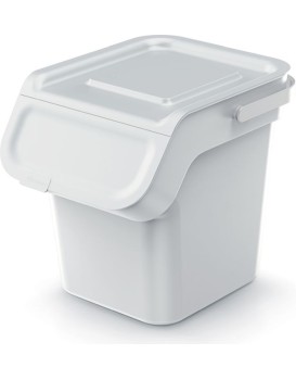 Odpadkový koš s filtrem KADDI 20 L popelavě šedý