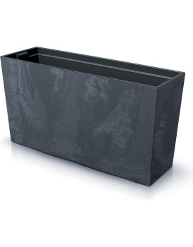 Truhlík s vkladem CORBI II 77 cm antracit