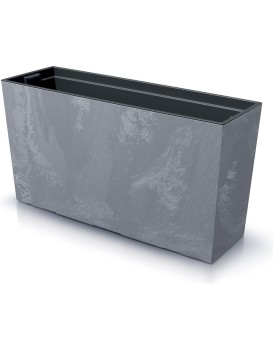 Truhlík s vkladem CORBI II 77 cm tmavě šedý