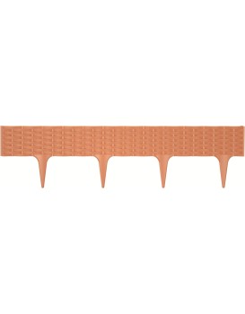 Travní lem BORDER terakota 390cm