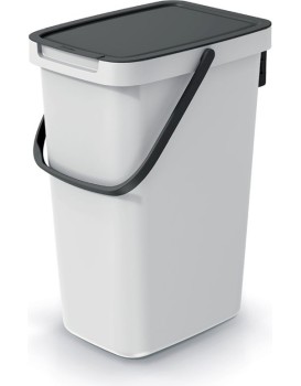 Odpadkový koš Select 12 L popelavě šedý/černý