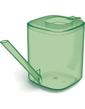 Plastová konvička TUBIOS transparentní zelená