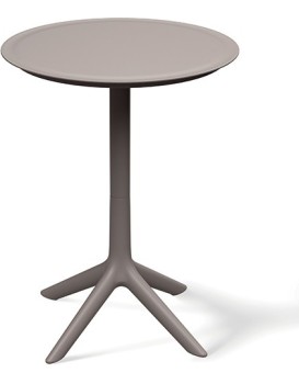 Vysoký zahradní stůl Rimos 57 cm zemitě hnědý