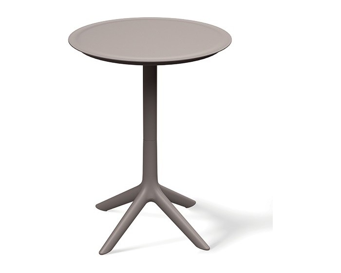 Vysoký zahradní stůl Rimos 57 cm zemitě hnědý
