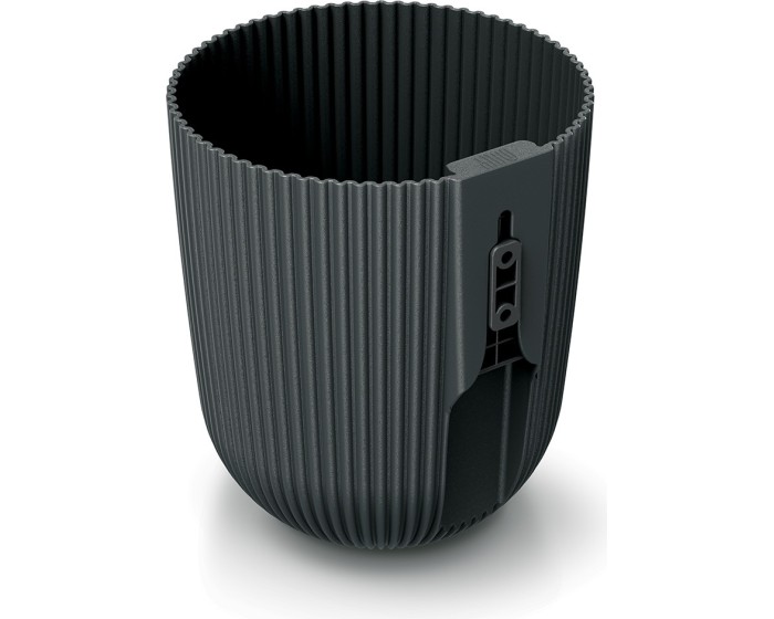 Nástěnný květináč MILLA WALL 14,6 cm uhelný