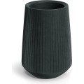 Plastový květináč COROS BOWL HIGH 40 cm tmavě šedý
