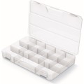 Organizér RQS BOX 35,5x23x4,1 cm transparentní/červený