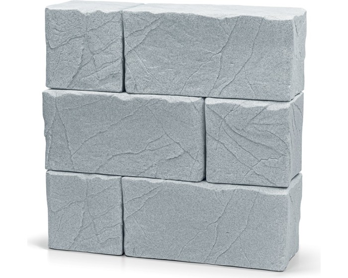 Sud na dešťovou vodu Stones Block 400 l světle šedý