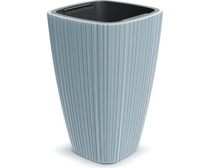 Plastový květináč OROS světle šedý