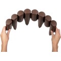 Palisáda zahradní Oggy terakota 250cm