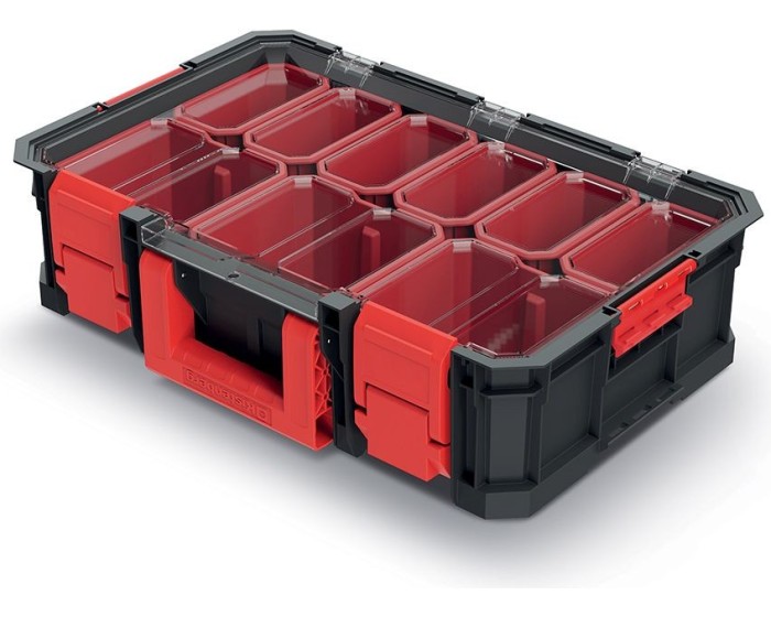 Organizér MODIXX 51,7 x 33,1 x 13,4 cm černo-červený