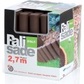 Palisáda zahradní Qart hnědá