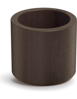 Plastový květináč TUBLAN ROUND hnědý