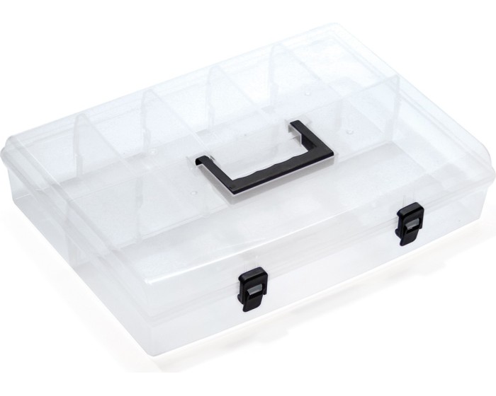 Organizér DEON 40x29,8x8,5 cm transparentní