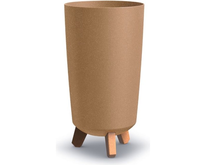 Vysoký květináč GRACIE TUBA SLIMECO přírodní