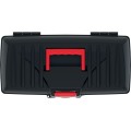 Plastový kufr na nářadí CALIDER 40 cm černo-červený