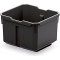Sada úložných boxů 4 ks XEBLOCCK 15,7 x 14 x 21 cm černo-červená