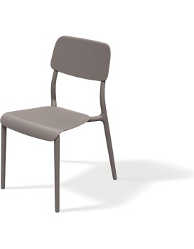 Zahradní židle Rimos 47,5 cm zemitě hnědá