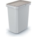 Set odpadkových košů SYSTEM 4x12 l popelavě šedý