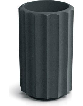 Plastový květináč RONAN LINE HIGH 28 cm grafitový