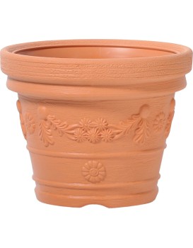 Květináč Decora Ancient oranžový