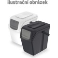 Sada košů na třídění odpadu SORTERRA 4x25L šedý kámen