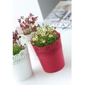Květináč s krajkou Lace bílý