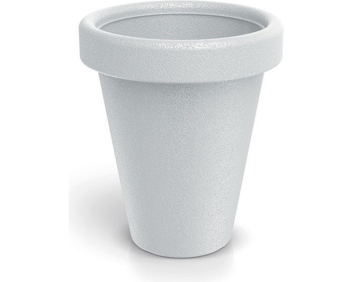 Plastový květináč ORIGINAL 39 cm bílý matný