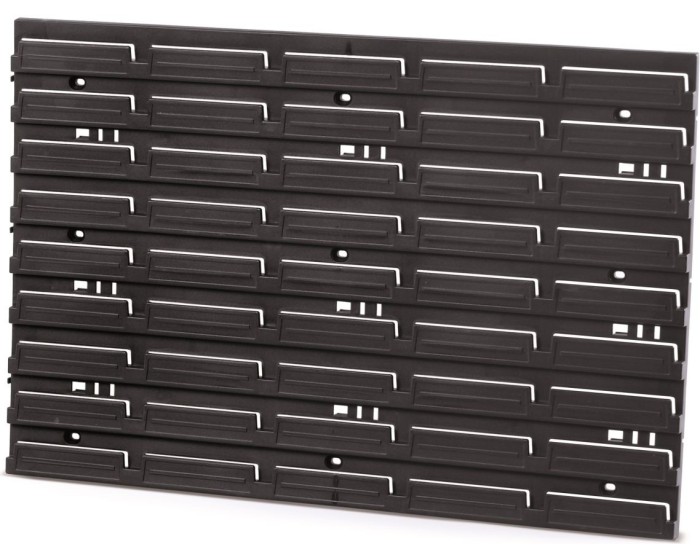 Montážní panel BENER 57,6 x 1,8 x 39 cm černý