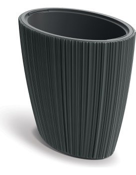 Květináč Oros 59,5 cm tmavě šedý